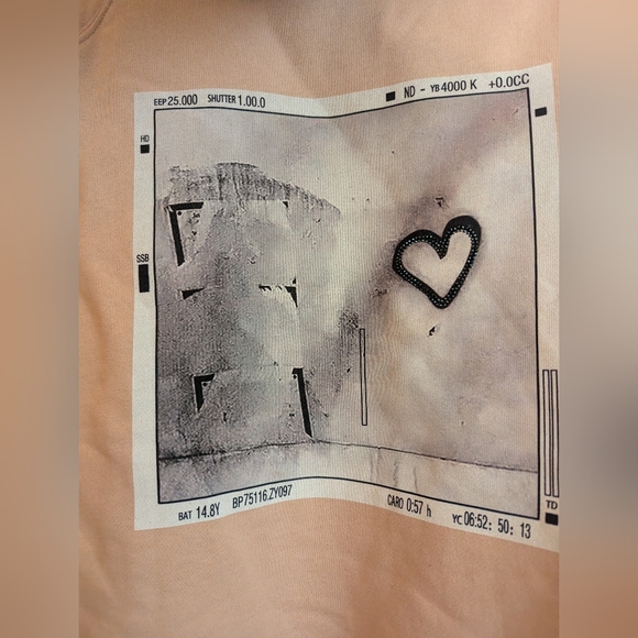 Zadig & Voltaire - Georgy Photoprint Hoodie in Pink, size M, NWOT - Picture 6 of 8